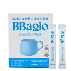 바지오 슬림컷 다이어트 블랙 체지방 감소 체중조절 건강기능식품 액상 프리미엄 커피 가르시니아 커피 대용량 (50포), 50개, 12ml