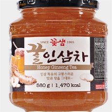 꿀인삼차 580g 2병 카페인없는차