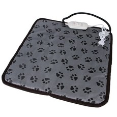 防水防咬可調溫寵物電熱毯, 腳掌款,50*70cm(歐規附萬用轉接頭1個)