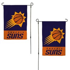Desert Cactus Phoenix Suns PS 정원 깃발 - 48.3 x 30.5cm(19 x 12인치) NBA 피닉스 선즈 팀 배너 야외 디스플레이 및 이벤트용 (디