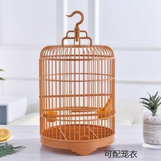 優選熱賣 鸚鵡鳥籠 鳥籠裝飾 文鳥鳥籠 綠繡眼鳥籠 玄鳳鳥籠 鳥外出籠 洗澡籠 鳥籠布, 1個, 25圓形鳥籠