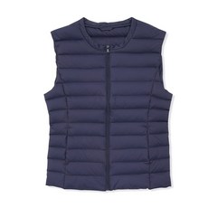 뱅뱅 여성 라운드 초경량 구스 다운 조끼 (NEY613) 209312