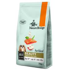 自然主義 NatureBridge 狗飼料 美毛糧全齡犬, 10kg, 1個, 混合口味