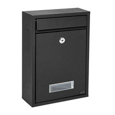 우편함 편지함 벽걸이형 인테리어 예쁜 방수 주택 빌라 야외, F. 차우빈 블랙