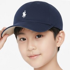 베이직엠 아동용(7~13세) 사계절 야구모자 볼캡 워싱 승마자수