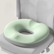 LXU 고밀도 메모리폼 자세교정 도넛쿠션 치질방석, 그레이