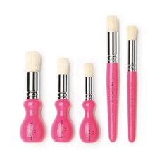 화홍 스텐실붓, 1개, W1