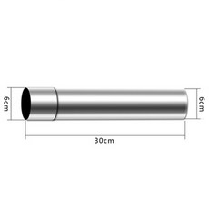 스테인레스 스틸 스토브 파이프 굴뚝 야외 캠핑 목재 불 난방 보일러 배기 2.3 인치 20 cm 30 40cm, 01 30cm
