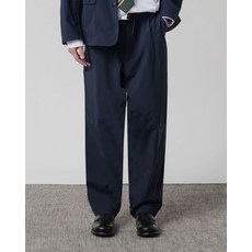 브랜드정품 디미트리 블랙 와이드 캐주얼 밴딩 슬랙스 네이비 346890