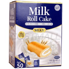 밀크롤 케이크 1kg (20g x 50개) 부드럽고 촉촉한 케이크 코스트코, 1개