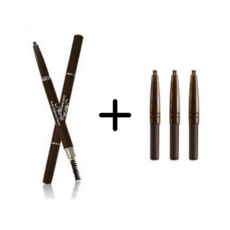 아크리티 오토 아이브로우 펜슬, 04-흑갈색 본품 1개 + 리필 3개, 1개