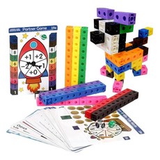 유아 덧셈뺄셈 기초 수학습 100조각 큐브세트 수감각 유아교구 놀이학습 초등예비 123, 1개