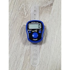 ＊小邑的家＊ 滿百響鈴計數器 每100響鈴 手指計數器 念佛計數器 清晰響鈴提示，操作簡單易上手, 8號深藍色, 1個