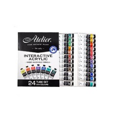 時代中西畫材 澳洲 Chroma 阿德烈 藝術家級壓克力/丙烯顏料套組 24色/20ml