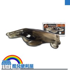 美國 OXBALLS 剽悍公牛 極品拳交主義 手掌造型陰莖加長加粗套 HAND-JOB FIST COCKSHEATH, 1個, 透明黑