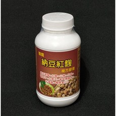 雅儒納豆紅麴複方膠囊，含納豆激酶、紅麴、山楂、丹參、葡萄子、紅景天、葡萄糖酸鋅、牛磺酸、輔酵素Q10，成人保健食品，60粒/120粒包裝, 60個, 1顆