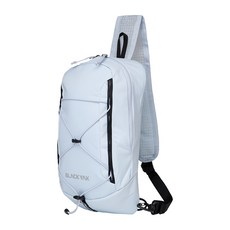 블랙야크 5리터 트래블슬링백C 190g 등산 일상 보조 가방 2BYABXV901, FROST, 블랙