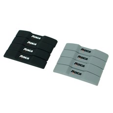 BIGHAPPY 자동차 문콕방지 실리콘 아치 도어가드 4P, 그레이