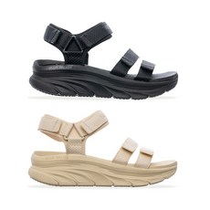 SKECHERS DLUX Walker 女涼鞋, 119828NAT(卡其),US8-25CM, 卡其, 250mm
