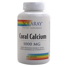 SOLARAY 珊瑚鈣膠囊 1000mg, 120顆, 1罐