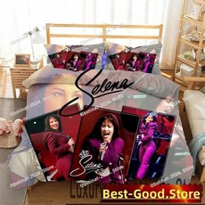 인쇄 셀레나 침구 이불 커버 침대 베개 킹 퀸 트윈 사이즈 성인, 12. 12