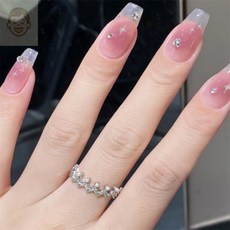 행마트 네일용 별 스티커 네일아트, 실버