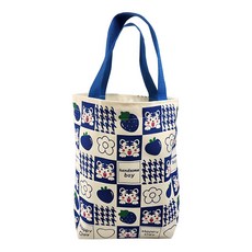 Beaurator Plus 帆布迷你包, 藍色老虎