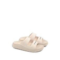 칼 라거펠트 로고 프린트 슬라이더 샌들