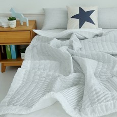 바숨 시어서커 여름이불, 심플라인 그레이