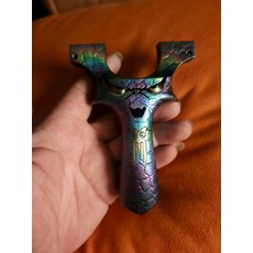 鈦合金 大怪獸 款 表面石紋裂紋 炫彩烤色, 如圖所示, 1個