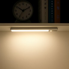 파카이라이트 무타공 슬림 엣지 알루미늄합금 터치식 LED 센서등 23cm, 1개, 실버