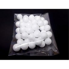 방과후 미술수업 인형얼굴 만들기용 스티로폼볼 공작키트 원형폼 꾸미기미술, 2개, 2.2cm