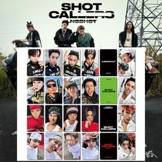 롱샷Long Shot 데뷔 앨범 SHOT CALLERS 카드 기관차 바람 펑크풍 JL-1688-101397-1107592, 아트지 양면 방수필름, 다섯 벌