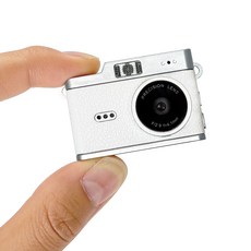 노존 휴대용 빈티지 감성 디지털 미니 카메라 32G 카드 증정, 화이트