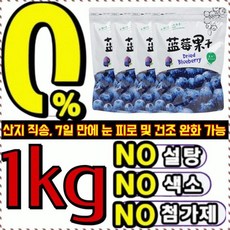 국산 무설탕 프리미엄 건조 블루베리 100% 유기농 건과일, 50g/봉지