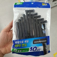 2중날 휴대용 면도기 (10개입)