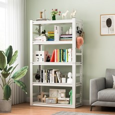 플라이스타 선반 철제선반 베란다 수납선반 전자레인지 선반 주방선반, 5단, 하얀색