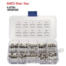 유리관휴즈 / 5x20mm퓨즈 / 100pcs 세트 / 0.2A-20A 10종류 / 1세트 가격