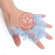 물갈퀴 2P 스포츠장갑 손가락패들 손가락물갈퀴 오리발 수영연습, M