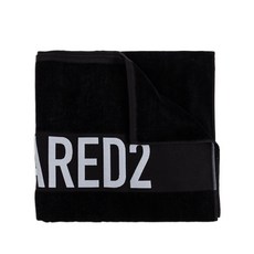 디스퀘어드2 로고 인타르시아 비치 타월