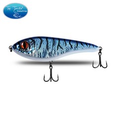 CF LUER 저크 베이트 파이크 크랭크베이트용 느린 싱킹 워블러 겨울 낚시 액세서리용 래틀링 및 Vib 낚시 미끼, [00] 135mm 60g