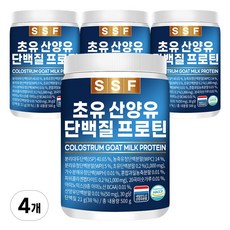 순수식품 초유 콜라겐 단백질 프로틴 쉐이크 4통(2000g) 파우더 분말 가루 보충제, 500g, 4개
