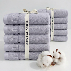 융풍 수건 호텔수건 60수 고급수건 절묘한 편지 자수 타올, 회보라 타월, 10개