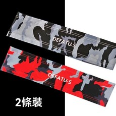 運動止汗頭帶 導汗帶 男女健身跑步導汗髮帶 冰絲薄款髮帶 速乾吸汗學生籃球運動髮箍, 迷彩紅+迷彩灰, 1個