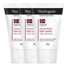 뉴트로지나 인텐스 리페어 풋크림, 1개입, 3개, 56g