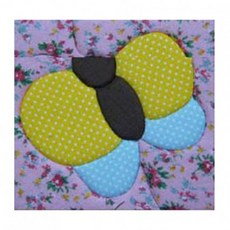 패치아트小 (5010+액자 10x10cm 나비), 1개
