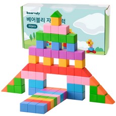 베어블리 2세대 자석 블럭 블록 큐브 교구 32pcs, 1세트