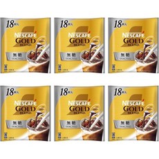 네스카페 골드 블렌드 무설탕 아이스 액상 커피 18개입x6봉, 18개