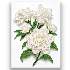 호우맘 3D 진주 보석십자수 캔버스형 DIY 키트 30 x 40 cm, 1개, ZZH083