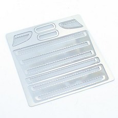 탑차부품 트럭 스카니아 금속 그릴 메쉬 전면 커버 장식 스티커 1/14 Tami 호환ya RC 트럭 SCANIA R620 R47, 01 for SCANIA R470 R620, 1개